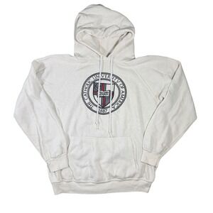 Artex Catholic University of America Hoodie true Vintage 70s Raglan Medium White